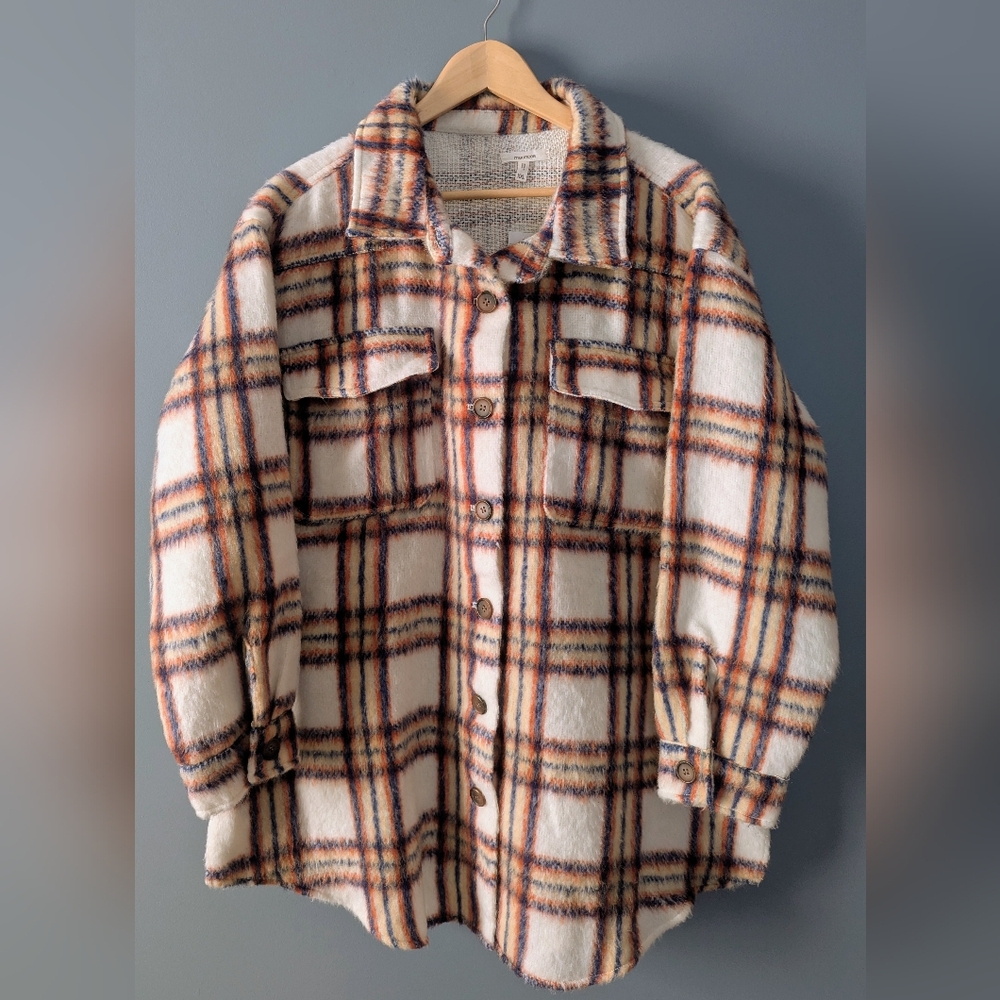 Maurices Fall Colored Shacket XXL